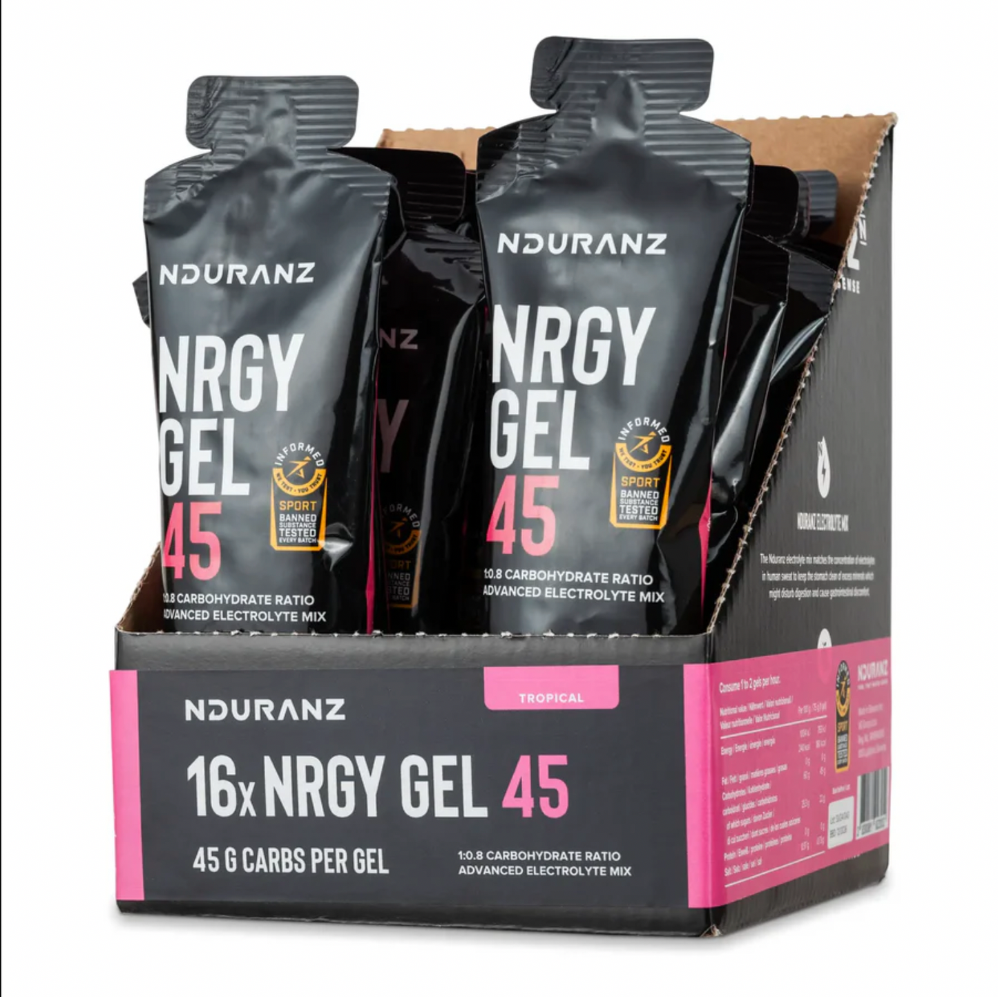 Nrgy Gel 45 Box (16pcs)
