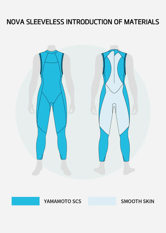 Combinaison Nova Sans Manches Triathlon Femme