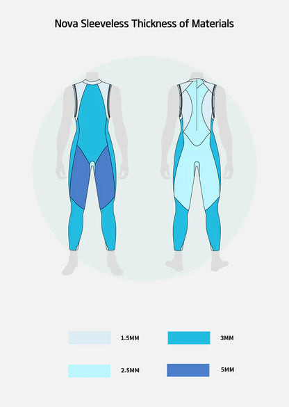 Combinaison Nova Sans Manches Triathlon Homme